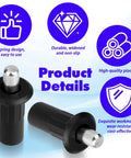 20 Pcs Cabinet Door Repair Pins With Springs Loaded Latch Pins for damper replacement and shelf support, close-up view