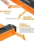 Contour Gauge With Lock Dual Size 5 Inch And 10 Inch Profile Duplicator showing ABS plastic, accurate measurement, and dual scales.