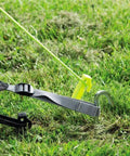 Heavy Duty 9 Inch Metal Tent Stakes, 25 Pack anchoring strap on grass, Anti Rust Galvanized Steel Ground Stakes for Camping Tarps Canopies