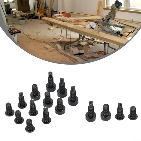 T15 Torx Security Doorbell Screws Kit, 16 Pcs Black Carbon Steel in workshop setting