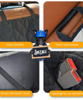 Waterproof Dog Car Seat Cover With Side Flap For Cars Trucks And SUVs Backseat Protector Nonslip Pet Seat Cover installation details