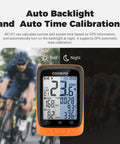 Wireless GPS Bicycle Computer With Bluetooth And ANT Plus For Cycling, Waterproof Speedometer And Tracker, 2.4 Inch LCD Display