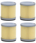 4 Pack Air Intake Filter Cartridge 65 mm By 72 mm 15 Micron Replacement 90950500000 C75 2 For Becker Dry Vane Vacuum Pumps