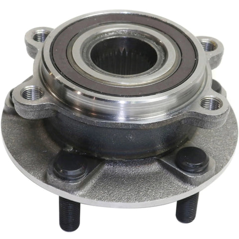 Front view of Front Wheel Hub Bearing Assembly Replacement Kit For Mazda CX5 2013 To 2022 And Mazda6 2014 To 2019 AWD Set Of 2 5 Lug
