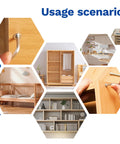 Usage scenarios for 30 Sets M5 x 40mm Stainless Steel Furniture Joint Connector Bolts And Cap Nuts Kit in various furniture.