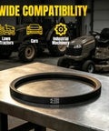 Half Inch By Twenty Two Inch A20 4L220 V Belt Heavy Duty Aramid Fiber Reinforced for lawn tractors, cars, industrial machinery