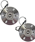 Two Piece Front Wheel Bearing And Hub Assembly Set For 2005 Ford F150 4WD Front Left And Right 6 Lug Wheels