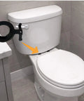 Heavy Duty Tank To Bowl Gasket Seal Kit Compatible With Eljer 043817 shown installed with toilet for easy repairs.