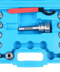 MT3 Shank ER32 Collet Chuck With 11Pc Collet Set From One Eighth To Three Quarters Inch In One Sixteenth Inch Increments