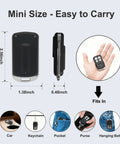 Dimensions and uses of Replacement Gate Opener Remote For JUJIANG And GYXEL Openers, Keychain Transmitter