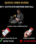 Ford TPMS Tire Pressure Sensor 315MHz 4 Pack For F150 F250 F350 Explorer Edge Escape Expedition Bronco 2015 To 2024 No Hassle Easy Install OE Style Replacement Kit quick user guide