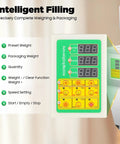 Heavy Duty 200W Commercial Automatic Filling Machine control panel with digital display and settings options visible, side view