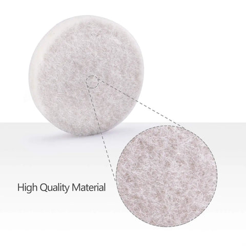 Close-up of 2 Inch Felt Polishing Buffing Pad Kit With 8 Polishing Sanding Discs And A Felt Wheel For Rotary Tools To Polish Glass And Metal