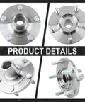 2 Pack Front Wheel Bearings And Hub Assemblies Replacement Kit For Mazda 3 2005-2013 And Mazda 5 2006-2010 Replaces LS-WHB003