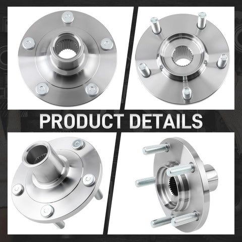 2 Pack Front Wheel Bearings And Hub Assemblies Replacement Kit For Mazda 3 2005-2013 And Mazda 5 2006-2010 Replaces LS-WHB003