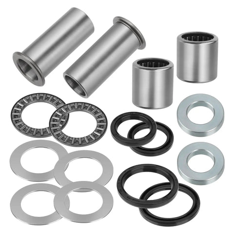 Beefed Up Swing Arm Bearing Seal And Bushing Kit For Dirt Bikes Fits RM125 RM250 RMZ250 RMZ450 RMX450Z DRZ400 2000-2023 OEM 61252-37F00 61252-37F01 61252-36E00 Replacement, bearings, seals, spacers, washers