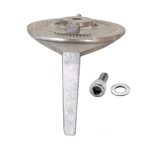 Beefy Zinc Alloy Trim Tab Anode For Mercury Mariner Force Outboard Motors 25HP 30HP 35HP 40HP 45HP 50HP 2 4 Stroke 3.5 Inch Replacement Part 822157T2 822157C2 with bolt and washer