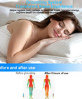 Woman sleeping on King Size Grounded Bed Sheet Kit With 90 Percent Organic Cotton And 10 Percent Silver Fiber for sleep therapy