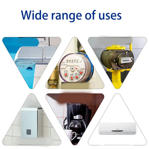 Collage showing uses of Flow Sensor Paddle Switch With Female Thread Connector for various heating and cooling systems.