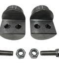 Straight Shot 1 1/2 Inch Tube Connector Adapter Weld Fabrication Bung With Versaslot Nut Holder Easy Grip For Hot Rod Rig And Custom Car Whips Built To Rock Made In Usa, showcasing connector and hardware.