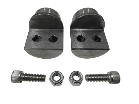 Straight Shot 1 1/2 Inch Tube Connector Adapter Weld Fabrication Bung With Versaslot Nut Holder Easy Grip For Hot Rod Rig And Custom Car Whips Built To Rock Made In Usa, showcasing connector and hardware.