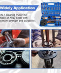 Beefy 55 In 1 Bearing Puller Kit For Heavy Duty Blind Hole Removal, Alloy Steel Construction in use for machinery maintenance