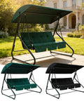 Weatherproof Replacement Canopy For Outdoor Swing Chairs Built To Last Waterproof 3-Seater Patio Swing Cover