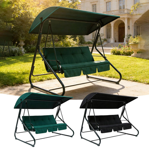 Weatherproof Replacement Canopy For Outdoor Swing Chairs Built To Last Waterproof 3-Seater Patio Swing Cover