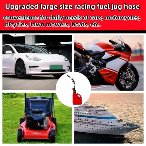 Pro Grade Fuel Filler Hose Kit With Ball Valve Tank Hose And Upgraded Hose Bender for vehicles and equipment