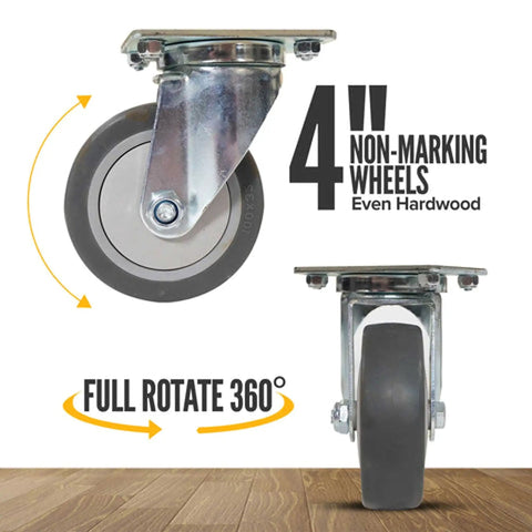 Rock Solid Carpeted Moving Dolly 18 X 30 Inches Built Around A Heavy Duty Hardwood Frame With Four Easy Roll Rubber Swivel Casters For No Sweat Furniture Hauling Up To One Thousand Pounds
