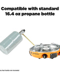 Genesis Basecamp Camping And Overlanding Stove Cooking System with propane connection detail