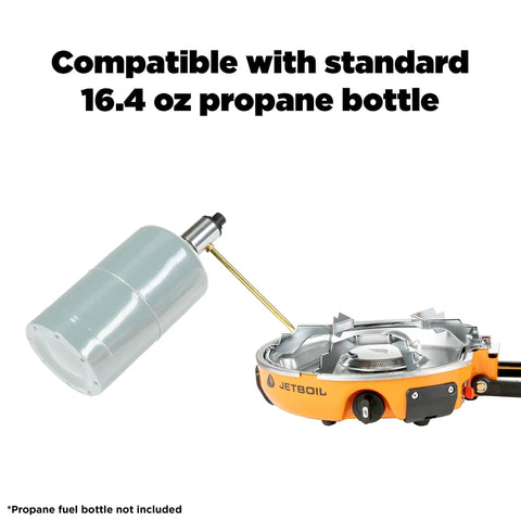 Genesis Basecamp Camping And Overlanding Stove Cooking System with propane connection detail