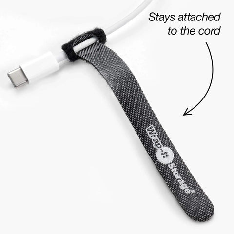 Self Gripping Cable Ties 5 Inch Straps Multi Color 50 Pack Reusable Hook And Loop Cord Organizer For Desk Office And Home Cable Management And Organization
