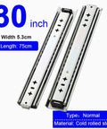 Heavy Duty Drawer Slides With Full Extension, 28 To 72 Inch Adjustable Length, Steel Ball Bearing Runners, Built To Last, Silent Smooth Operation, Rust Resistant Electroplated And Powder Coated Finish, Ideal For Cabinets, Tool Chests, And More, 30 inch cold rolled steel slides