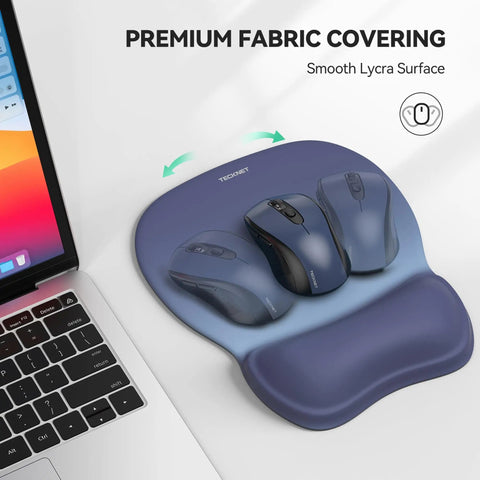 Gel Wrist Rest Mouse Pad With Ergonomic Support For Office And Gaming Non Slip Smooth Surface Cozy Gel Cushion