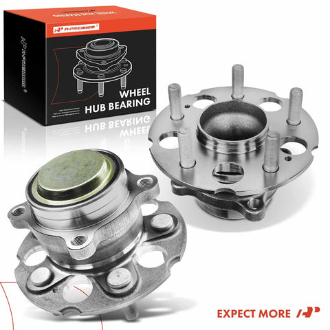 Two Rear Wheel Bearing And Hub Assembly With 5 Lug For Honda CR V 2017 2018 2019 2020 2021 2022 FWD Only Premium Replacement Kit