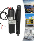 Beefed Up 12 Volt Electric Linear Actuator 4409 Lbs 8 Inch Stroke Heavy Duty IP55 Waterproof Hydraulic Cylinder close-up view