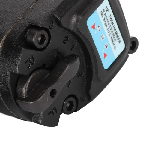 Close-up of the control switch on Heavy Duty Half Inch Air Impact Wrench Pumping 520 Newton Meter Torque And 880 Foot Pound Nut Breaking Punch