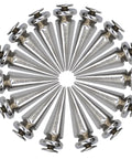 Heavy Duty Zinc Alloy Metal Spike Studs Large Screw Back Tree Nails For Leather Jacket Bag and Shoe Custom Crafts 10 Piece Set