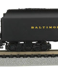 EM1 2 8 8 4 DCC Sound Value Equipped Steam Locomotive In N Scale With Die Cast Boiler BO 7628 side view on track