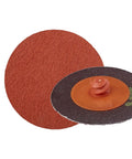 PSA Cloth Disc 777F 60 YF-Weight 12 In Die 1200B Heavy Duty Grinding Disc With Ceramic Aluminum Oxide Grain For Fast Cut, two discs shown
