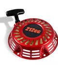 Pull Starter Kit For Predator 212cc And 196cc Engine And Honda GX160 GX200, red housing with handle, front view