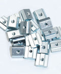 M4 Slide In T Nut Tee Sliding Nut For Aluminum Extrusion 2020 Series 6mm Slot 50 Pcs Zinc Plated Carbon Steel