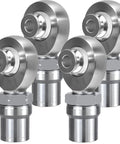 Slack Free 1.25 Inch Heim Joint Rod End Kit with polished steel rod ends for heavy duty suspension upgrades.