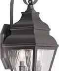 Exeter 2 Light Outdoor Wall Lantern In Bronze Finish Traditional Handcrafted Solid Brass Fixture For Porch Patio Or Garden
