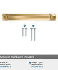 Bellamy Champagne Bronze Cabinet Pull 3-3/4 Inch Center To Center Mounting with screws included