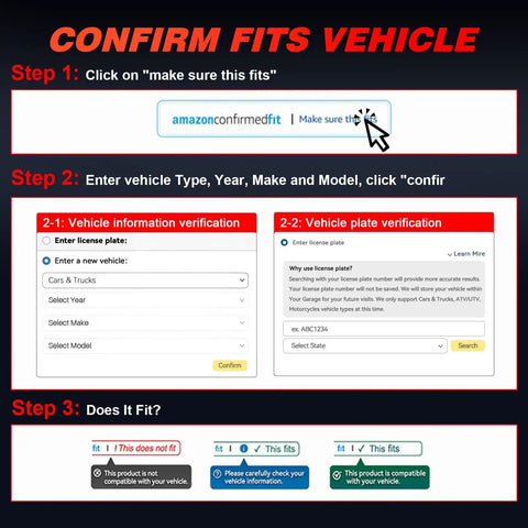Steps to confirm fits vehicle for Pro Grade AC Compressor With Clutch And Five Groove Pulley Fits Chevy Equinox 1.5L 2018 2019 2020.