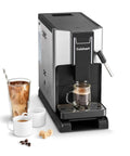 Espresso Bar Fully Automatic Espresso Machine With Built In Grinder And Steam Wand For Cafe Quality Lattes Cappuccinos Americanos