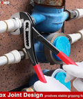 Water Pump Pliers Set 7 Inch 10 Inch 12 Inch With Curved Jaw, Quick Adjustment, gripping pipe for plumbing task