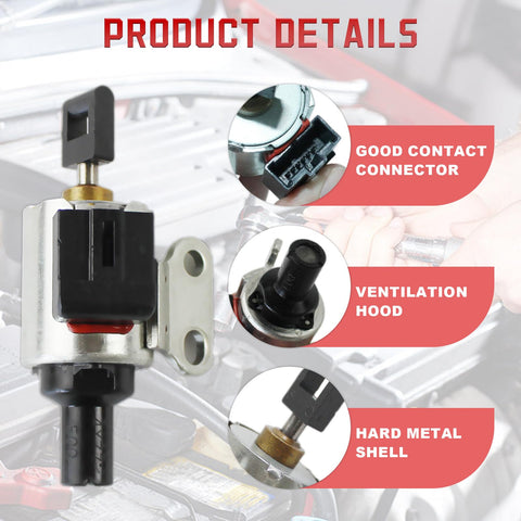 Automotive CVT stepper motor for JF011E/RE0F10E, Amazon brand, black connector, metal housing